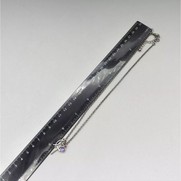 Lia Sophia Necklace Cross Ichthus Religious Pendant 18" - Picture 6 of 6